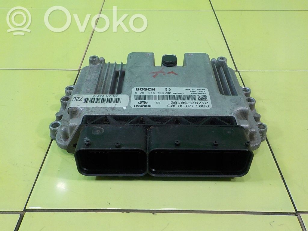 Engine control unit/module   0281015709,2A712,39106,391062A712,TP215