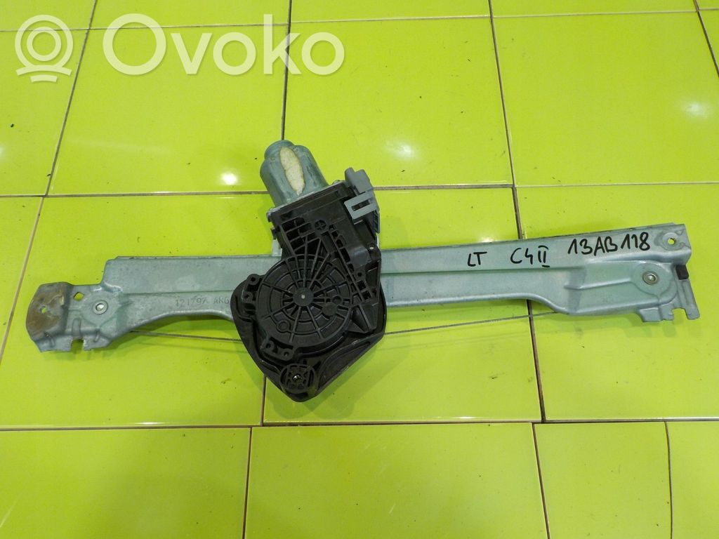 Citroen C4 II Front door window regulator with motor 