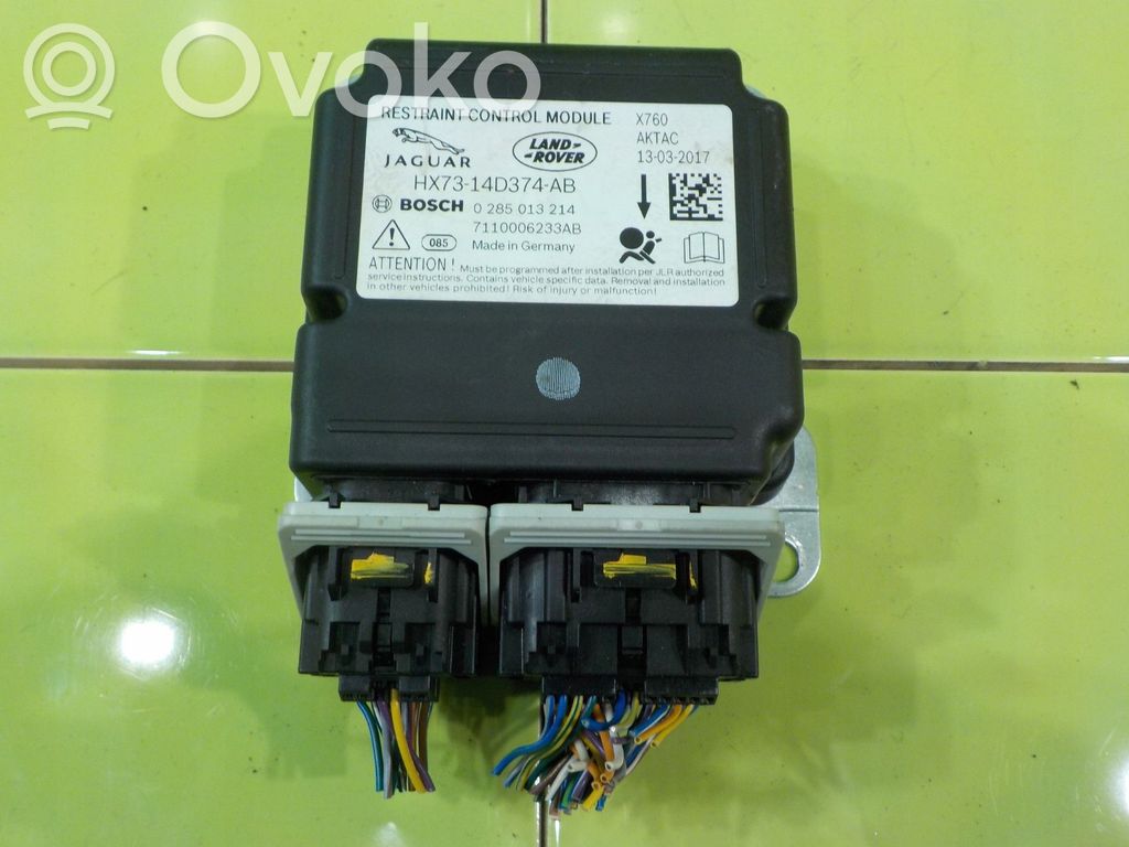 Jaguar XE Airbag control unit/module 