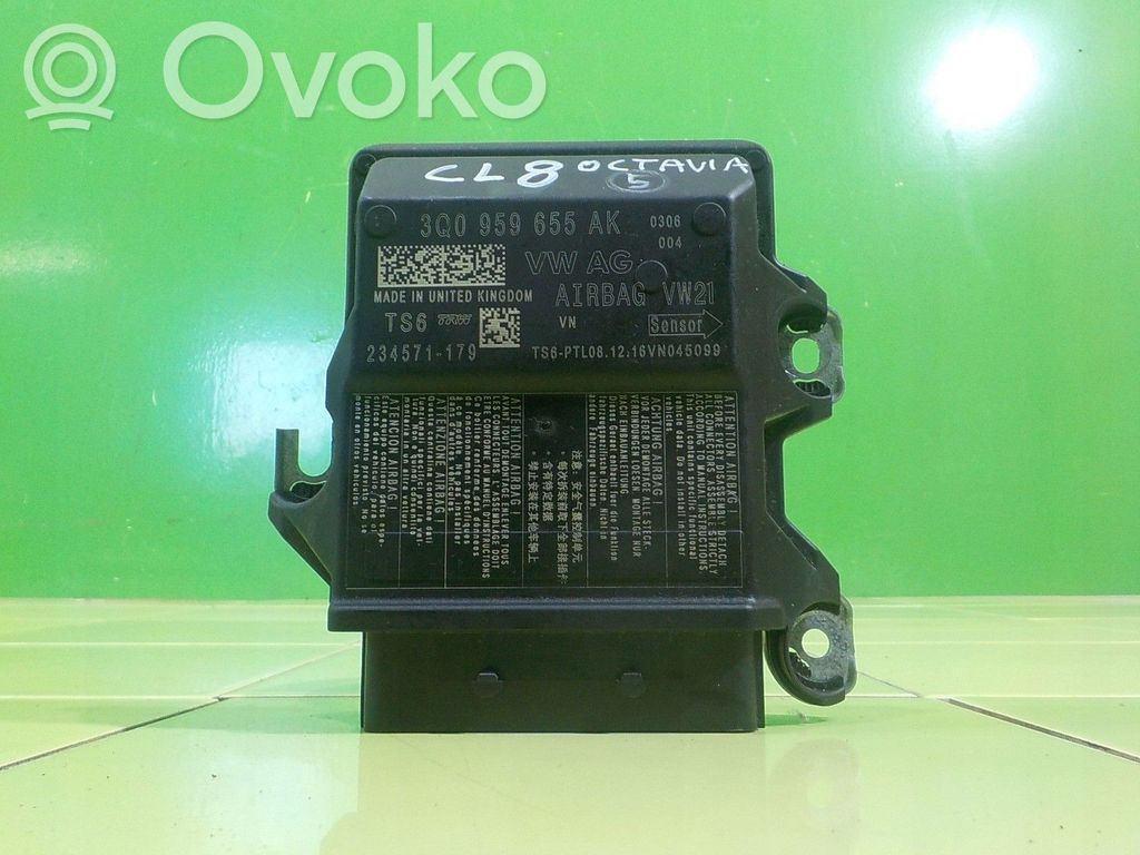 Skoda Octavia Mk3 (5E) Airbag control unit/module 