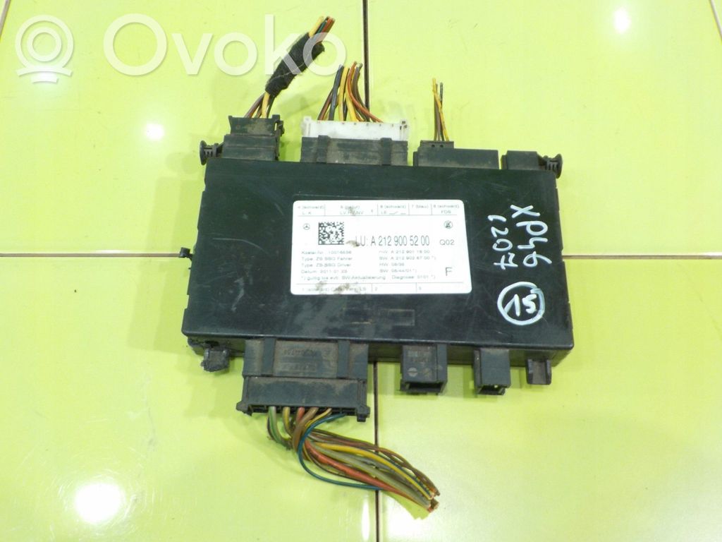 Mercedes-Benz E C207 W207 Module de contrôle carrosserie centrale 