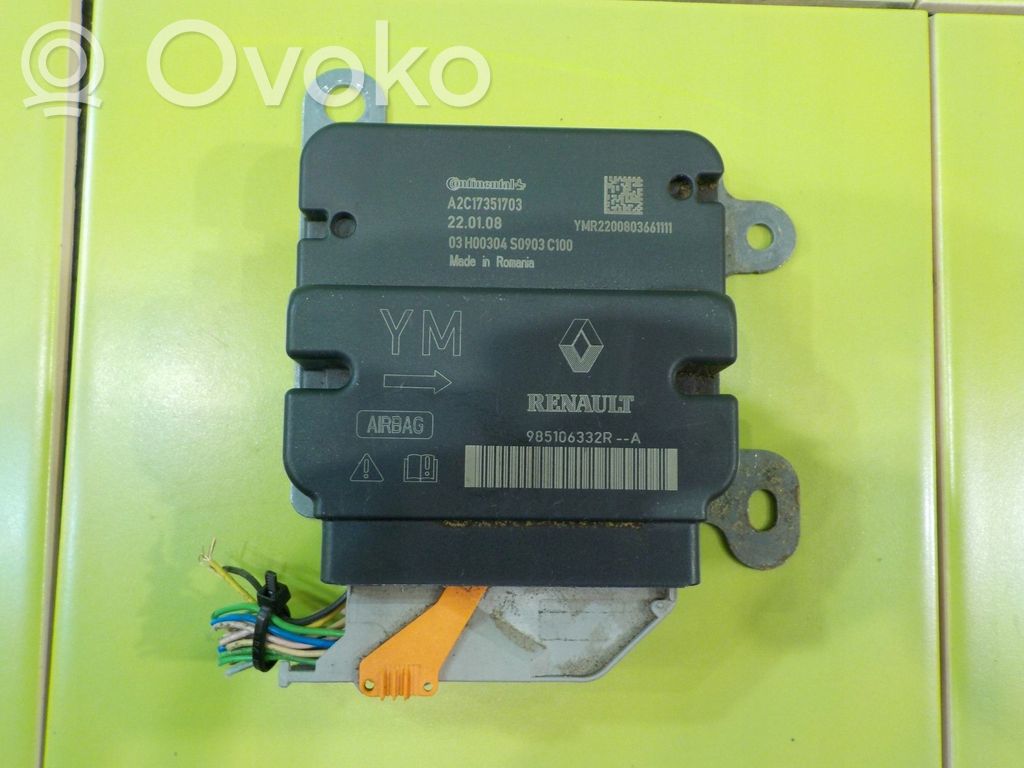 Dacia Sandero II Sterownik / Moduł Airbag 