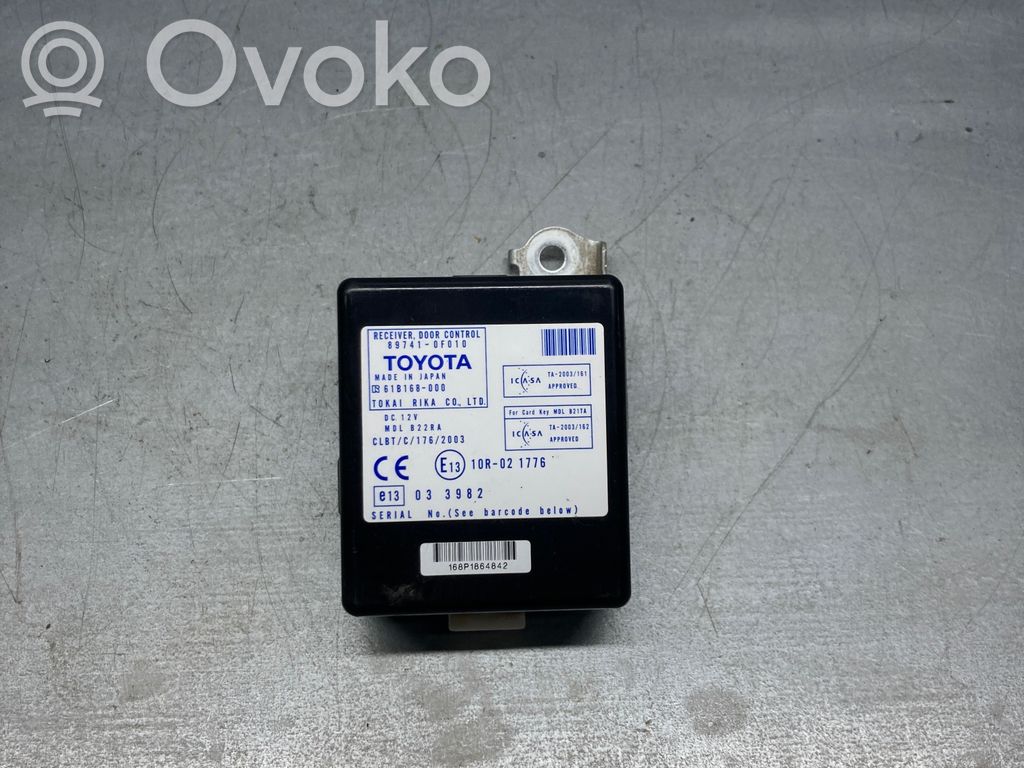 Toyota Corolla Verso AR10 Door control unit/module 