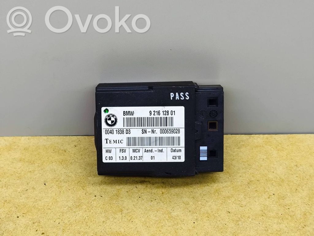 BMW 3 E92 E93 Seat belt adjustment motor 