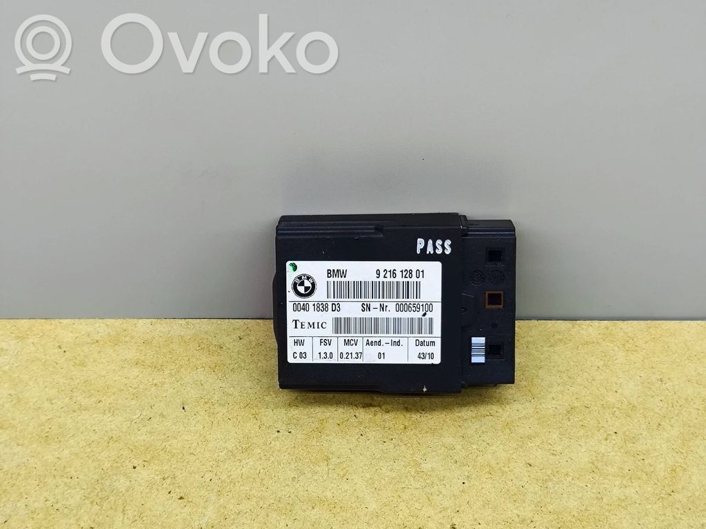 BMW 3 E92 E93 Seat belt adjustment motor 
