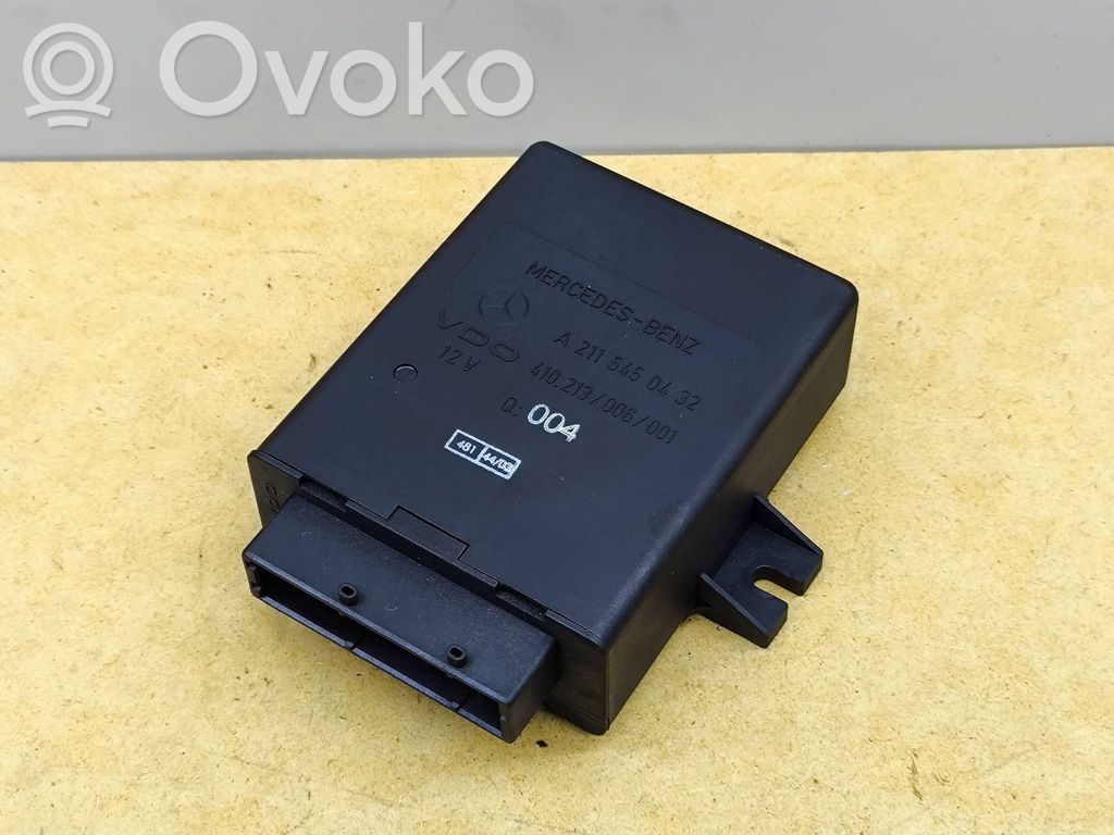 Mercedes-Benz E W211 Air suspension control unit module (rear) 