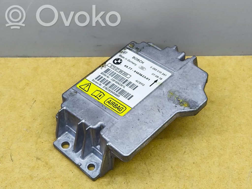BMW X5 E70 Unidad de control/módulo del Airbag 