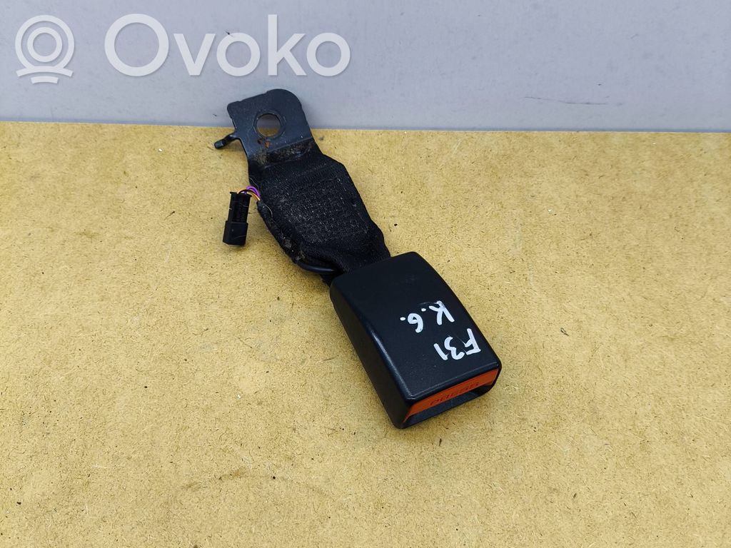 BMW 3 F30 F35 F31 Hebilla del cinturón de seguridad trasero 