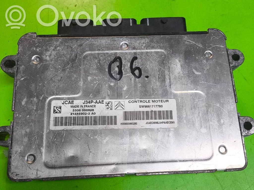 Peugeot 1007 Calculateur moteur ECU 