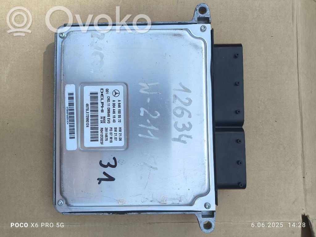 Mercedes-Benz E W211 Engine control unit/module 