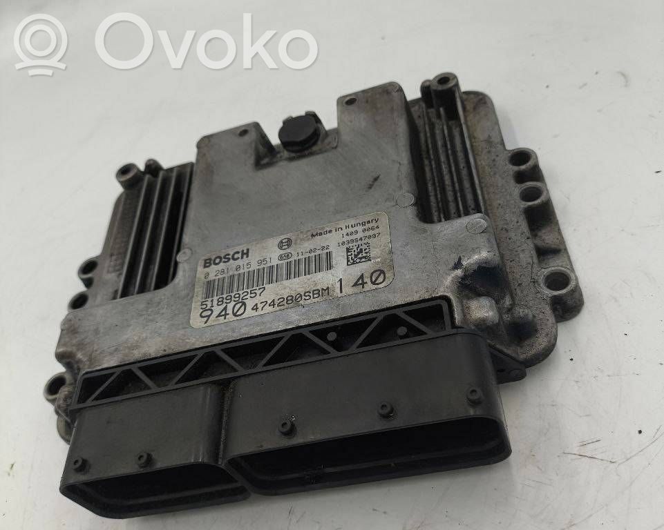 Engine control unit/module   0281015951,474280SBM,51899257