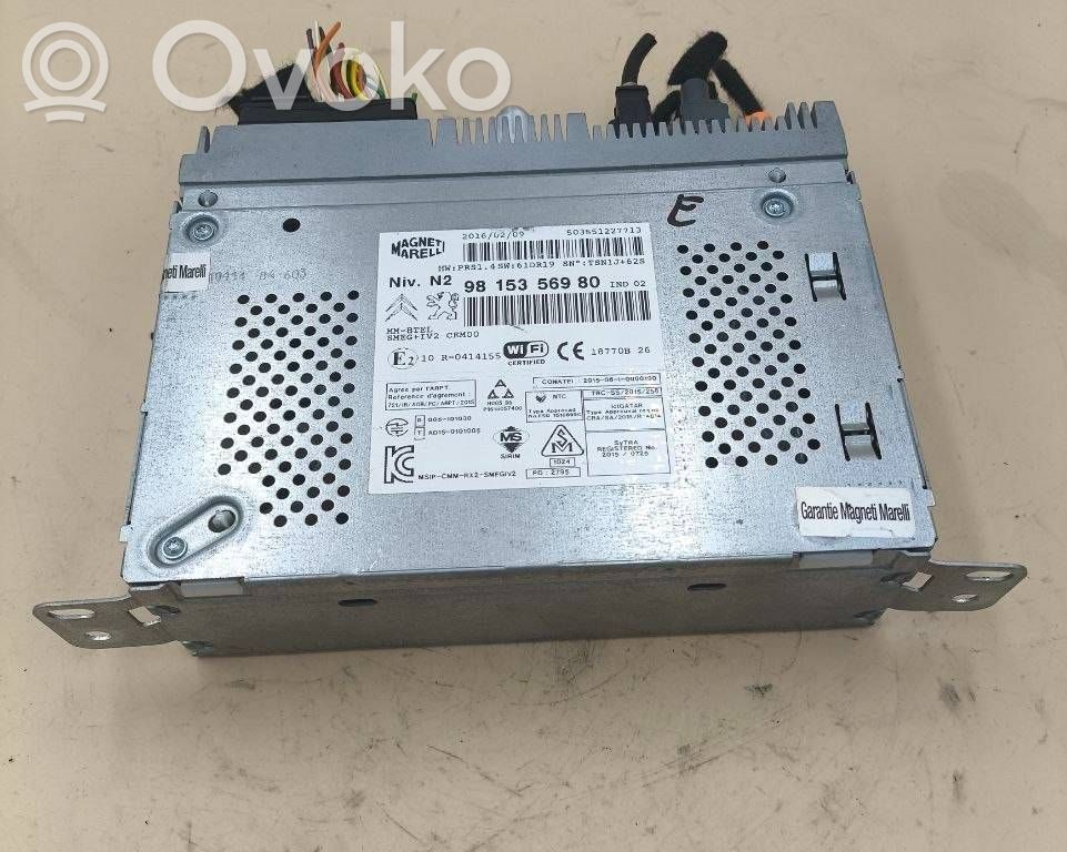 Peugeot 208 I Unitate principală radio/CD/DVD/GPS 