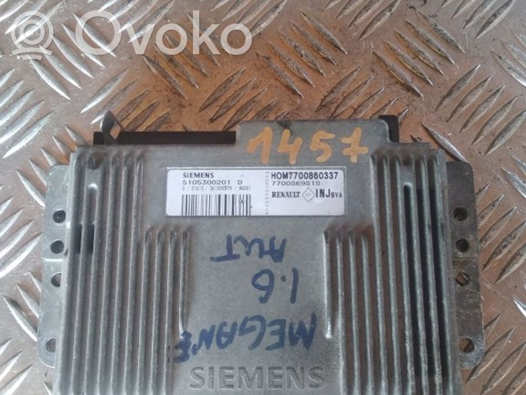 Renault Megane I Engine control unit/module 