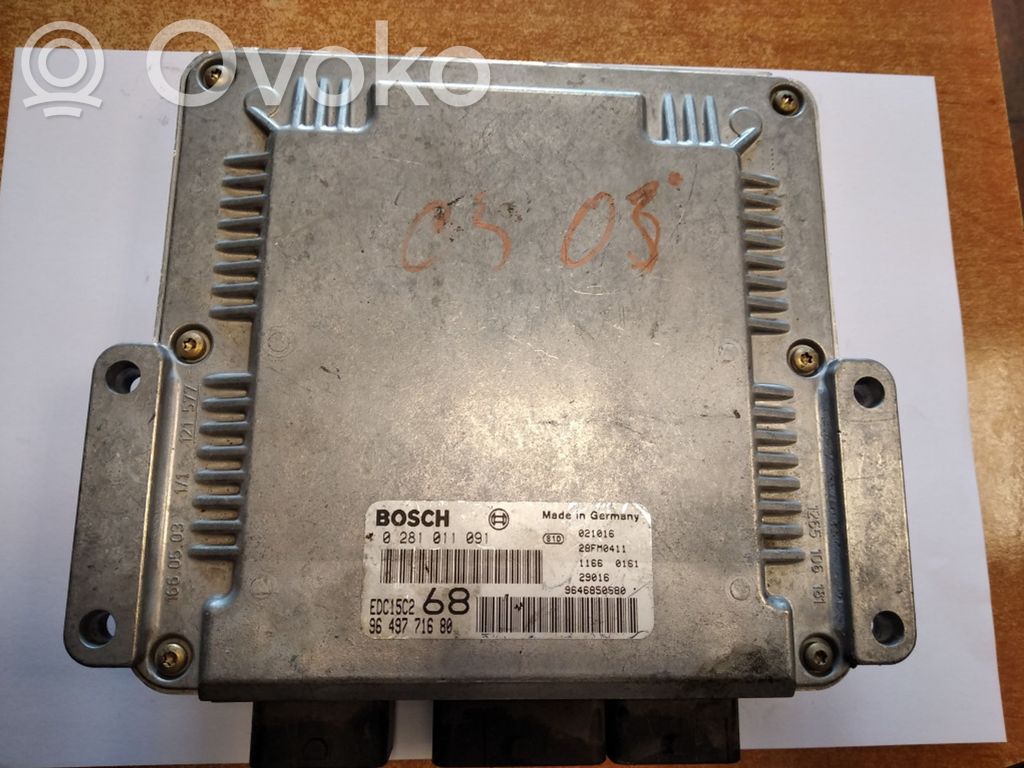 Citroen C5 Engine control unit/module 