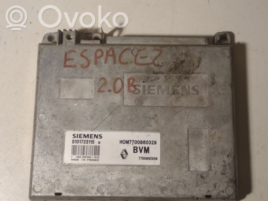 Engine control unit/module   S101723115B,HOM7700860329