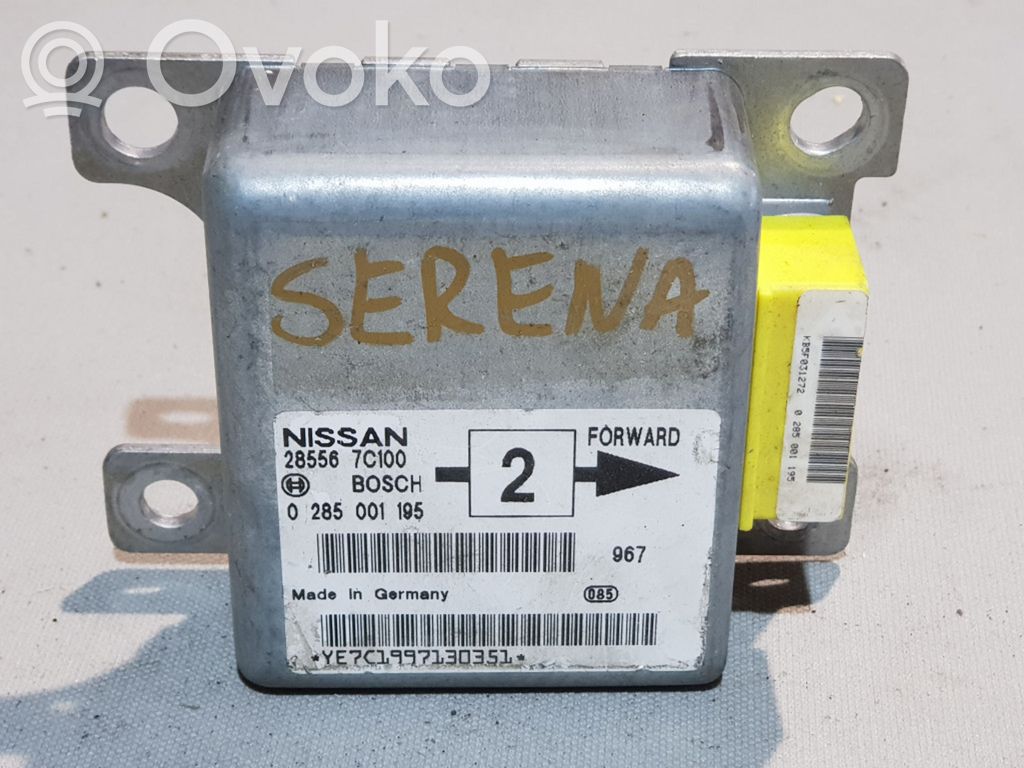 Airbag control unit/module   0285001195