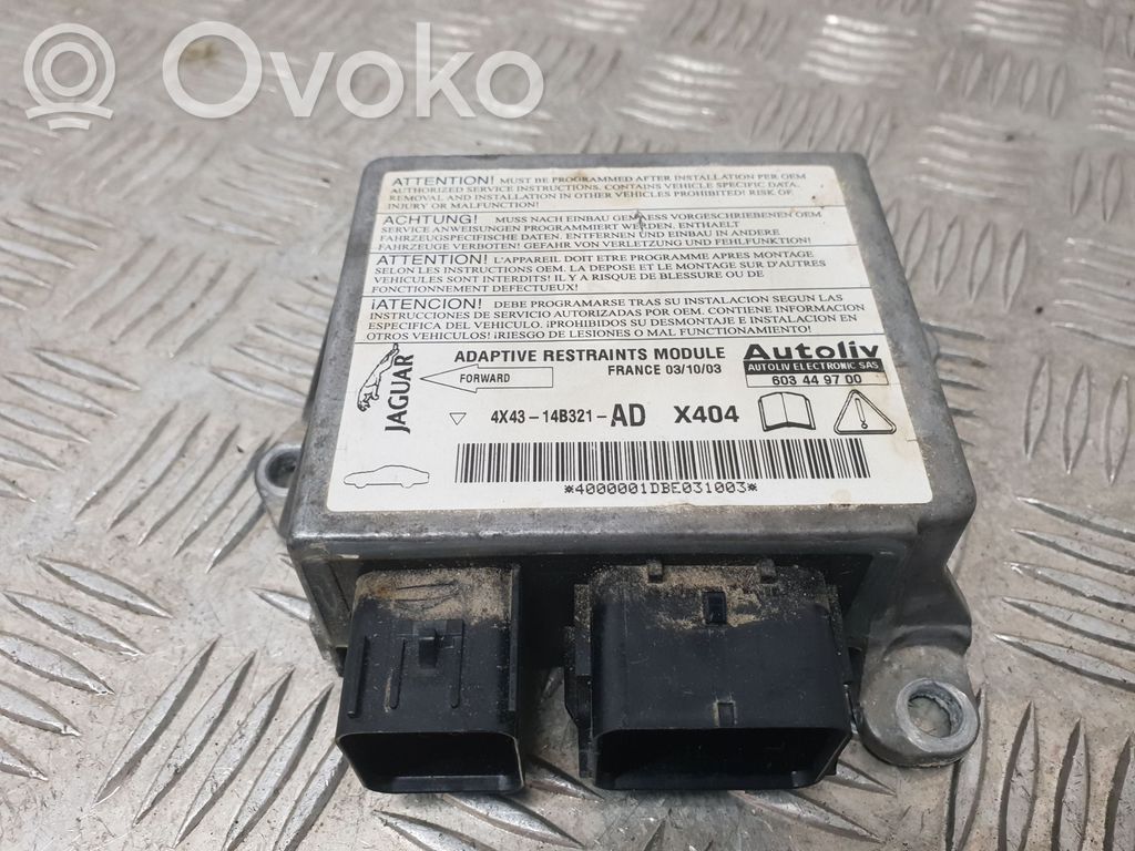 Airbag control unit/module   4X4314B321AD