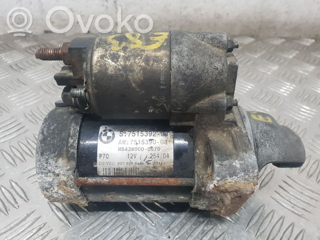 BMW 3 E46 Motor de arranque 