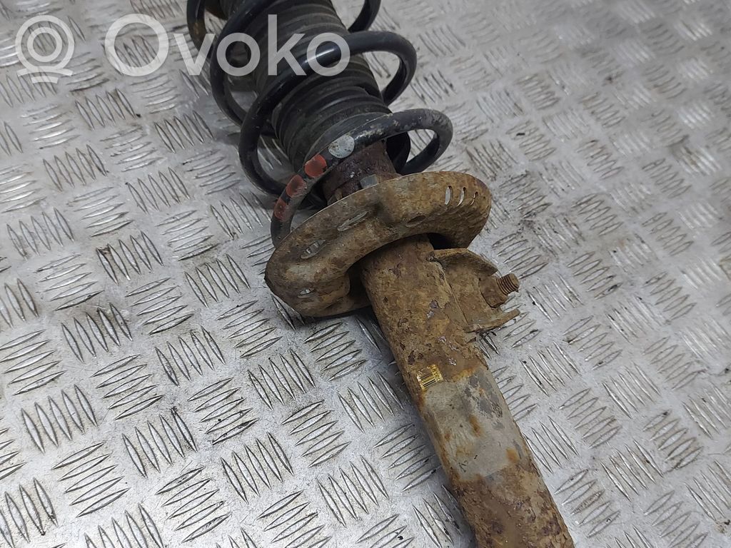 Front shock absorber with coil spring