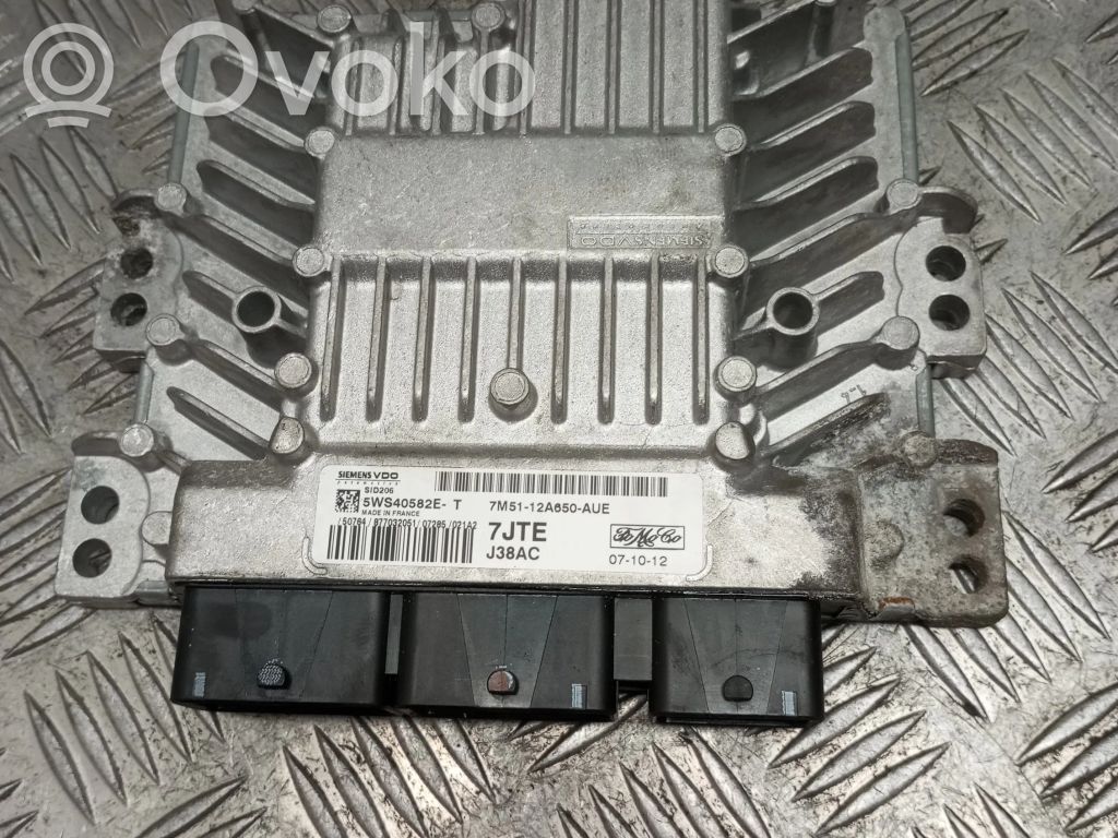 Unidad de control/módulo del motor   7M5112A650AUE,7JTEJ38AC,5WS40582ET