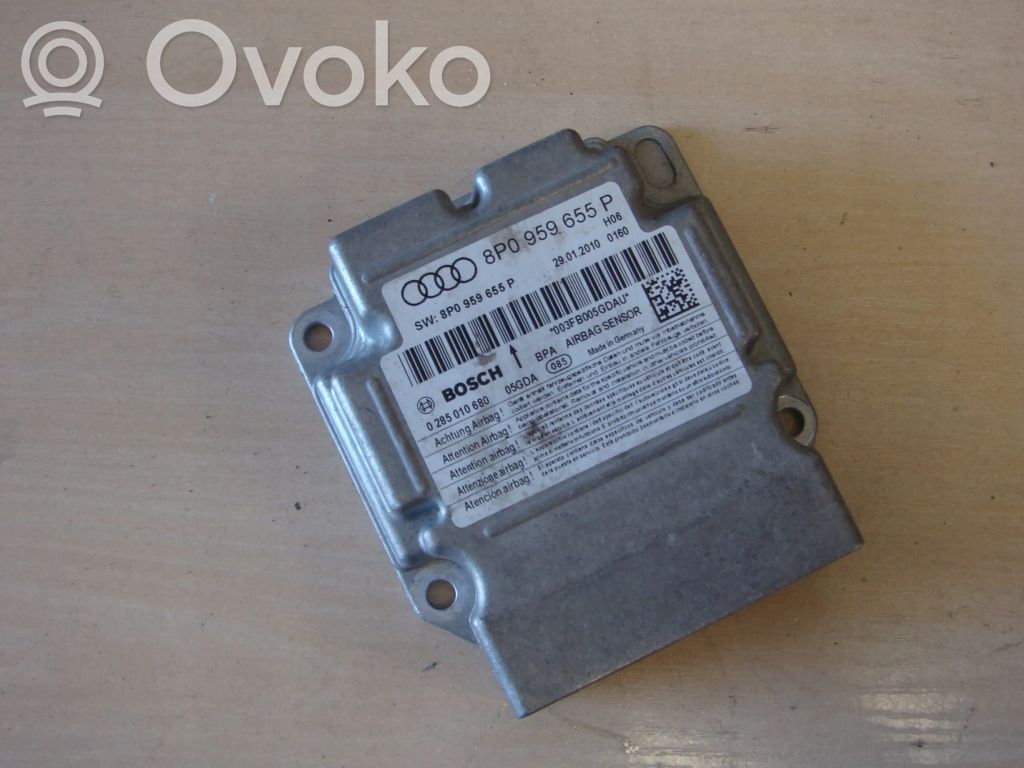 Audi A3 S3 8P Airbag control unit/module 