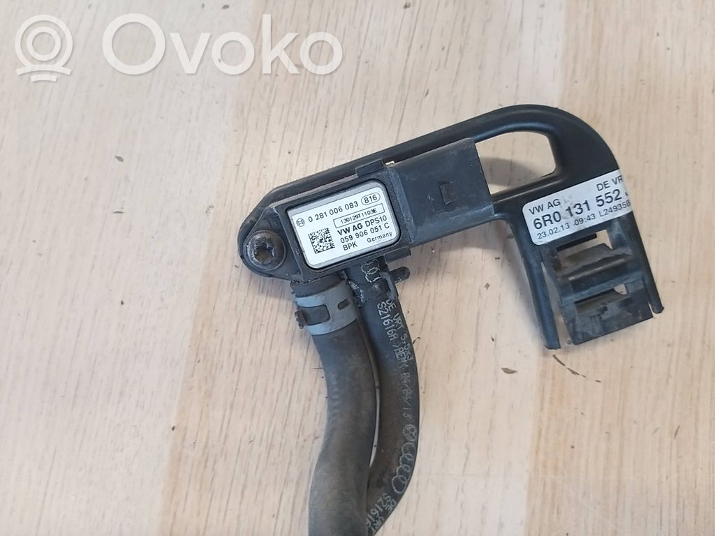 Volkswagen Touran II Exhaust gas pressure sensor 
