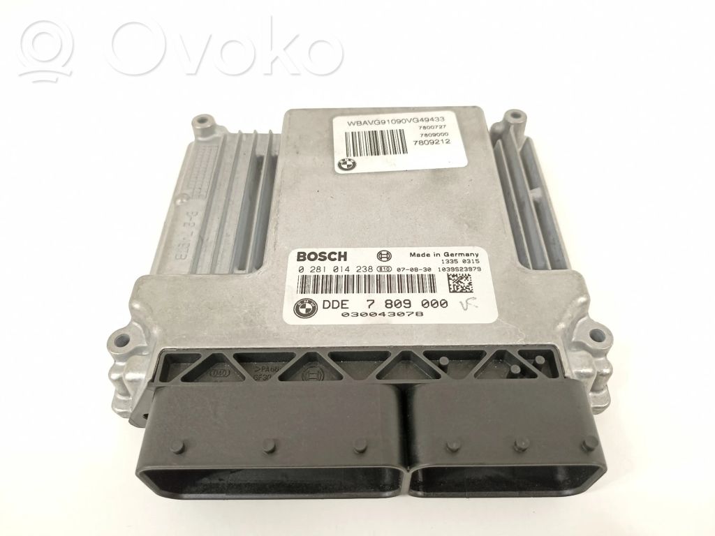 Engine control unit/module   13617809000,0281014238,7809000