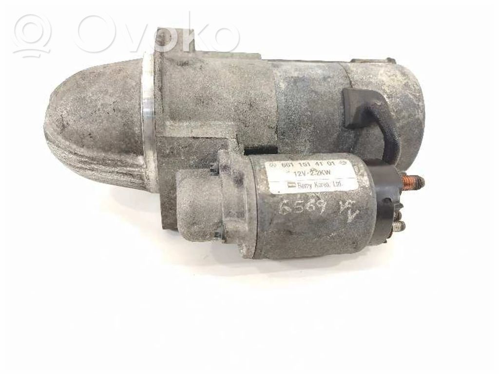 Motor de arranque   6611514101