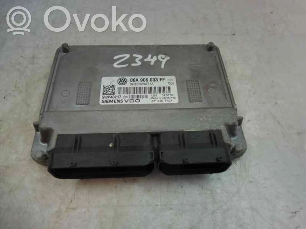 Unidad de control/módulo del motor   06A906033FF,5WP4021701