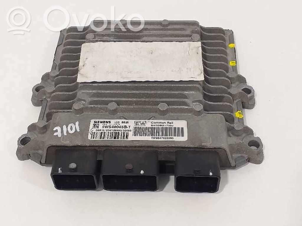 Engine control unit/module   9650517980,9647423380,5WS40045B