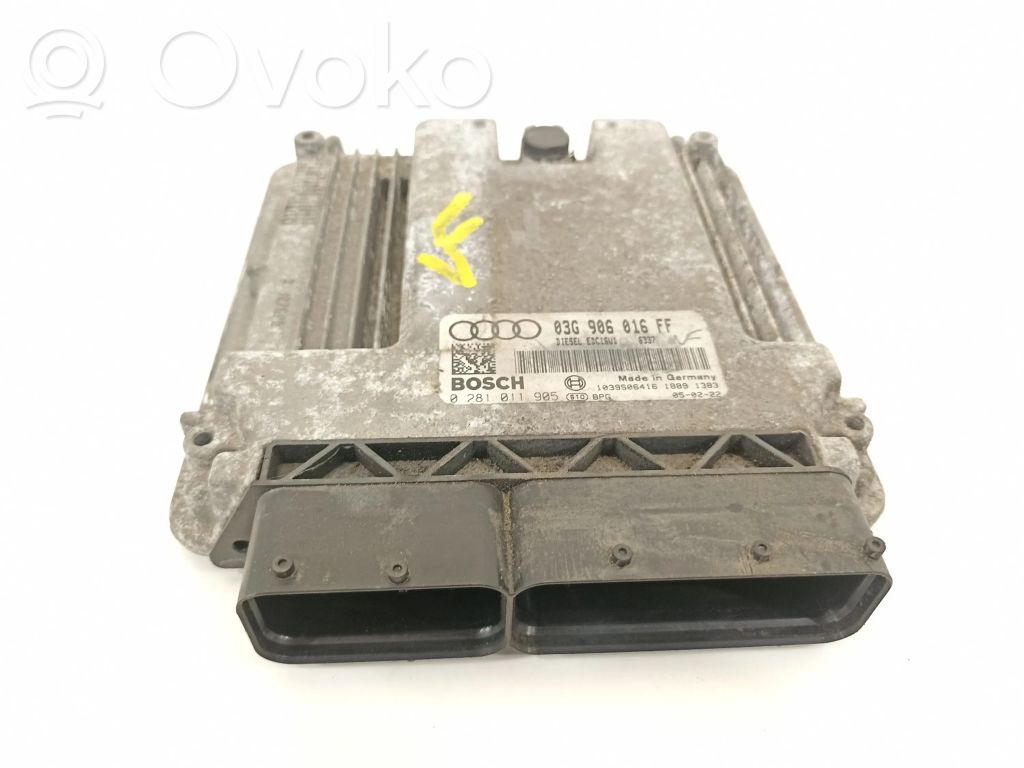 Engine control unit/module   03G906016FF,0281011905