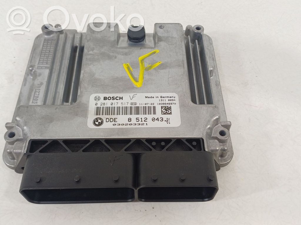 Centralina/modulo del motore   8512043,0281017517