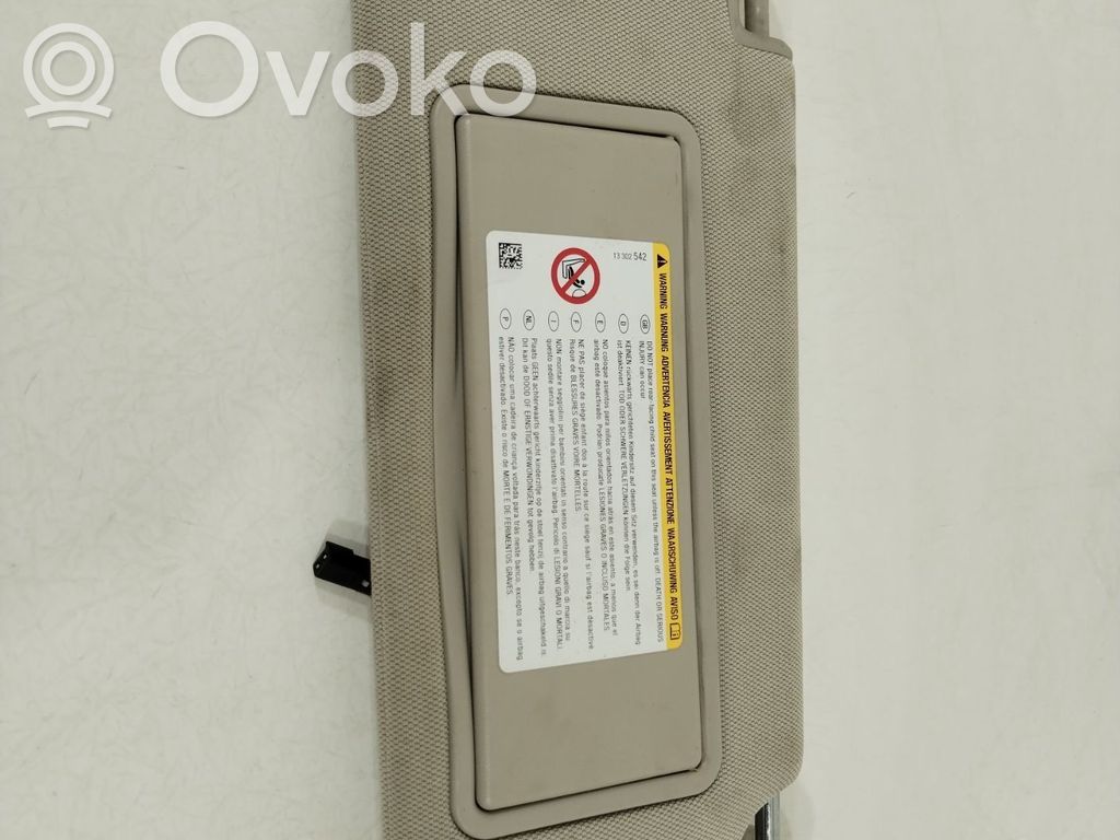 Opel Ampera Sun visor 