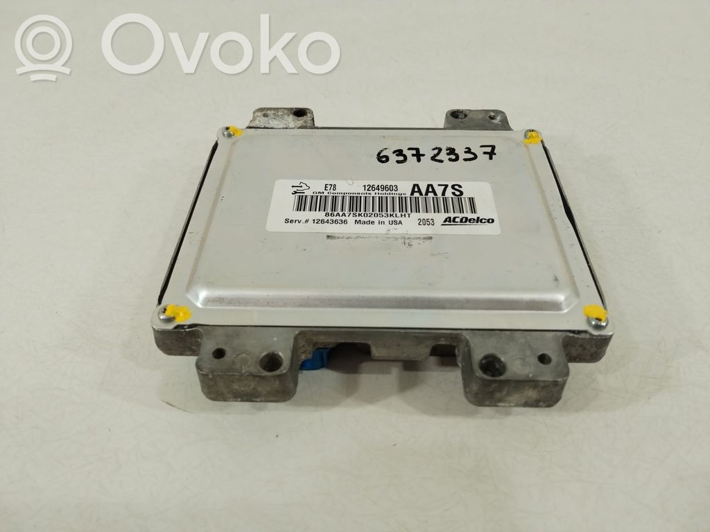 Unidad de control/módulo del motor   12649603
