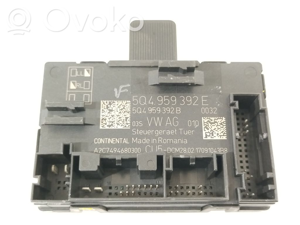 Module confort   5Q4959392E