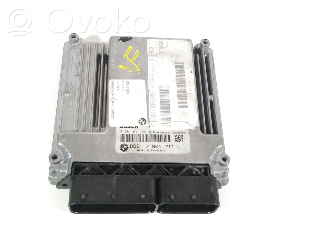 Engine control unit/module   13617801711,281013251,DDE7801711