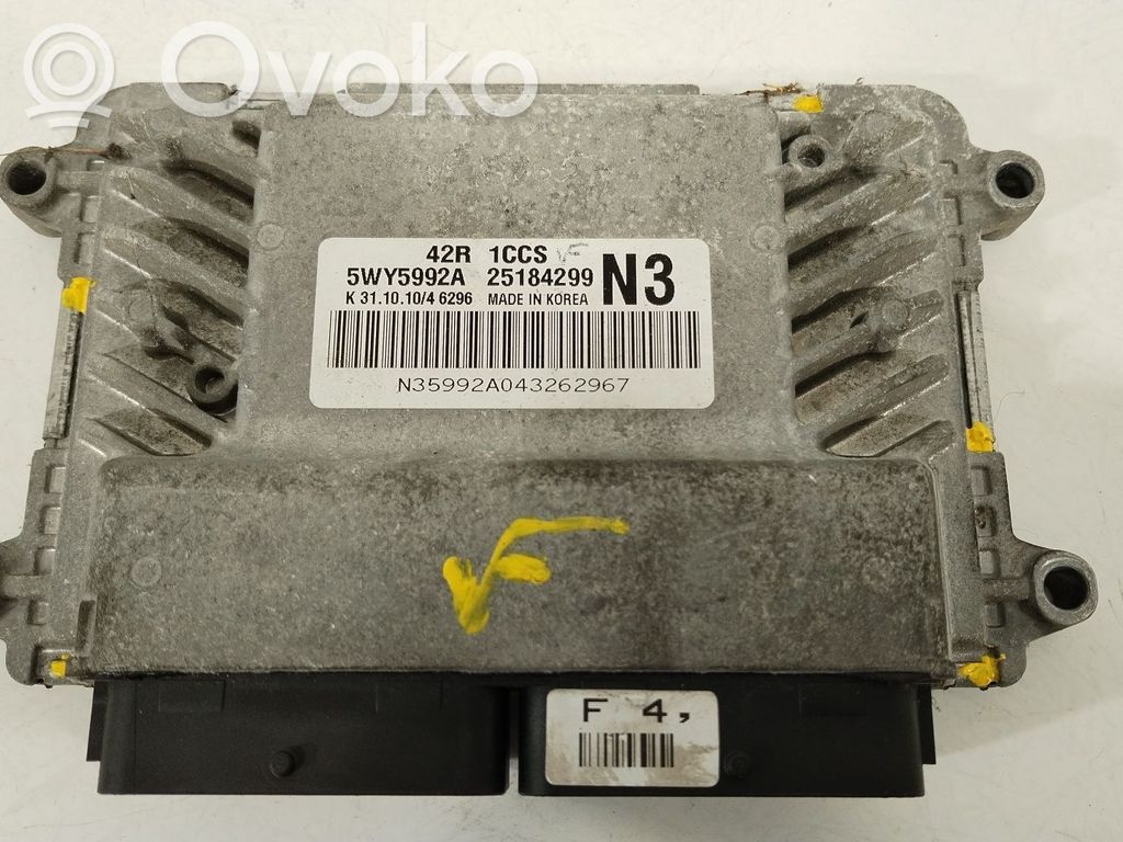 Chevrolet Aveo Engine control unit/module 