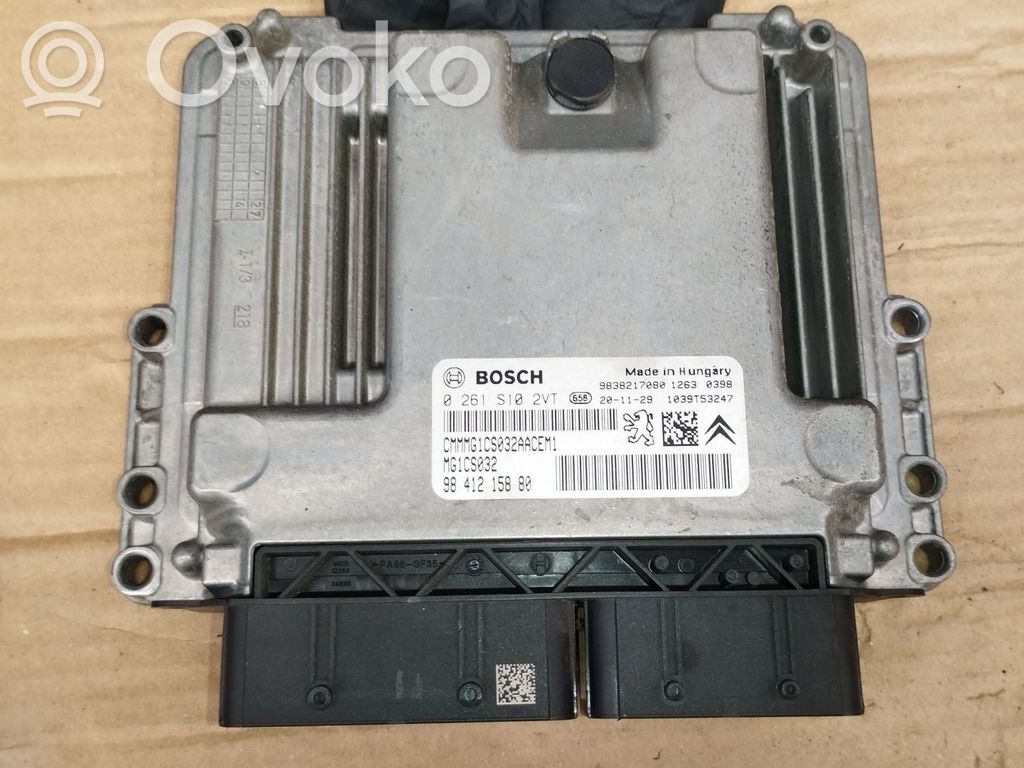 Engine control unit/module   9841215880,9838217080,0261S102VT