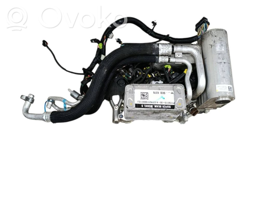 Tesla Model S Plaid Electric car engine cooler 