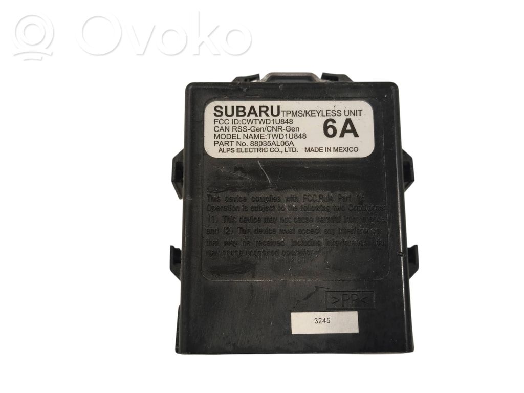 Subaru Outback (BS) Other control units/modules 