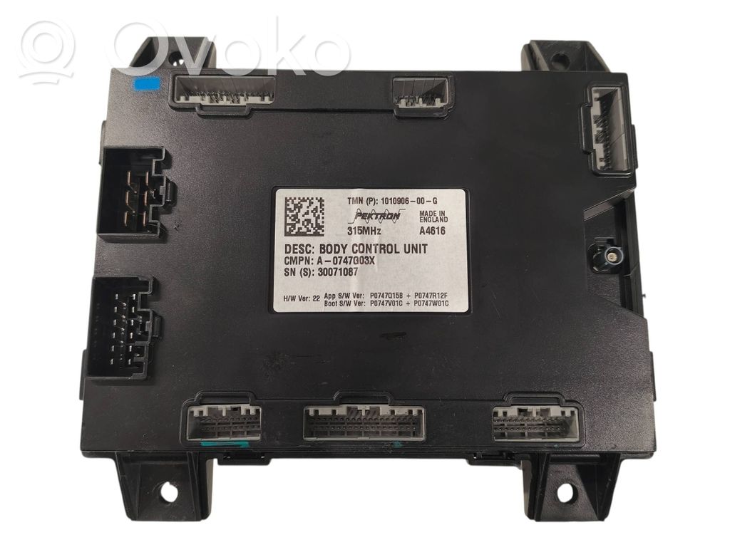 Other control units/modules   101090600G