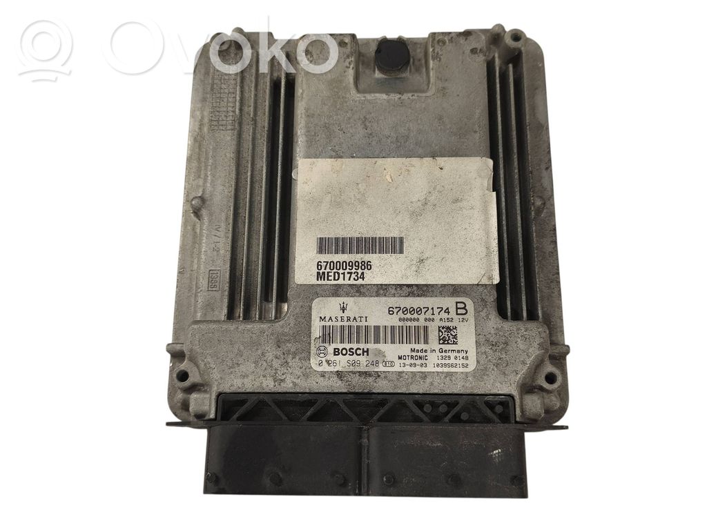 Engine control unit/module   670007174,0261S09248,1039S62152