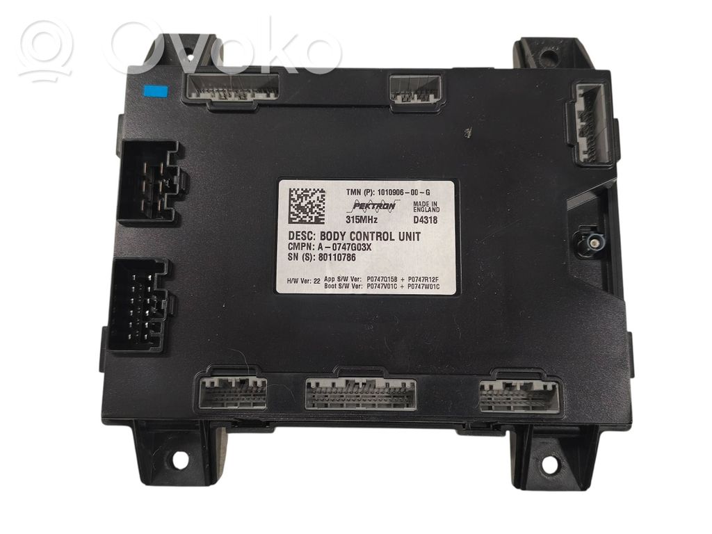 Tesla Model S Other control units/modules 