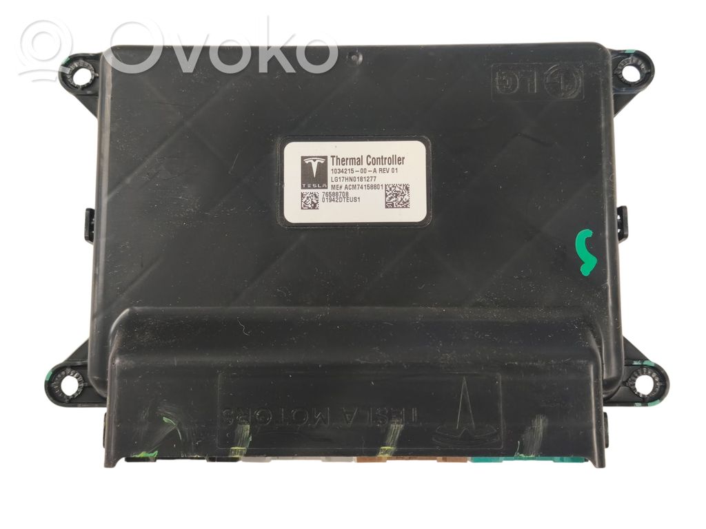 Tesla Model S Air conditioning/heating control unit 