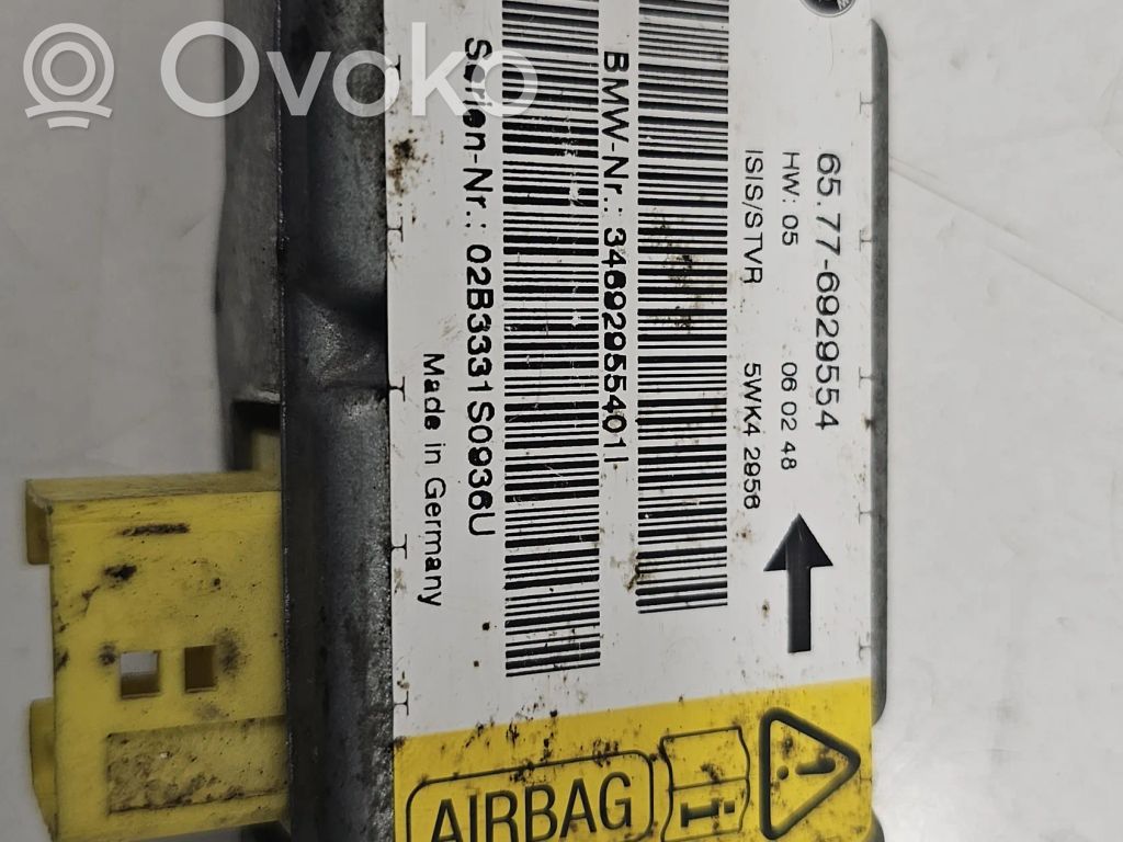 BMW 7 E65 E66 Unidad de control/módulo del Airbag 