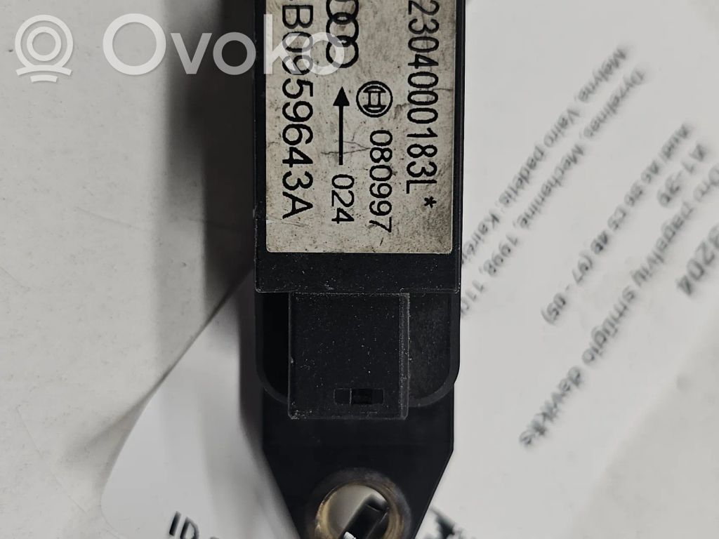 Audi A6 S6 C5 4B Airbagsensor Crashsensor Drucksensor 