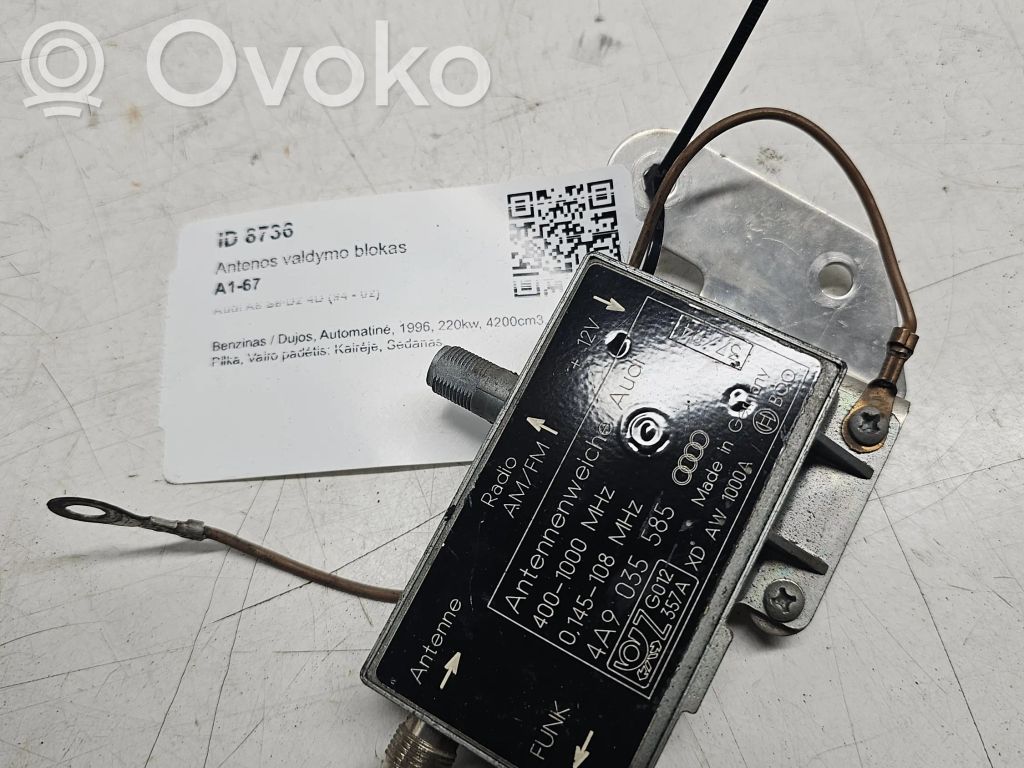 Audi A8 S8 D2 4D Antenna control unit 