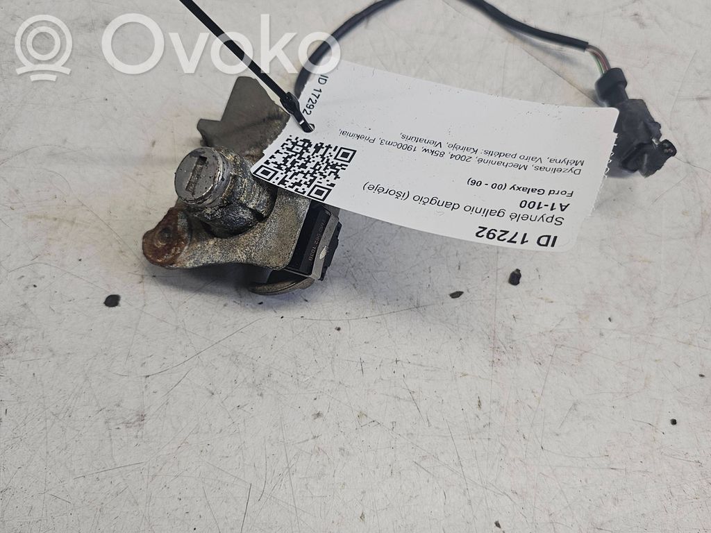 Ford Galaxy Tailgate exterior lock 
