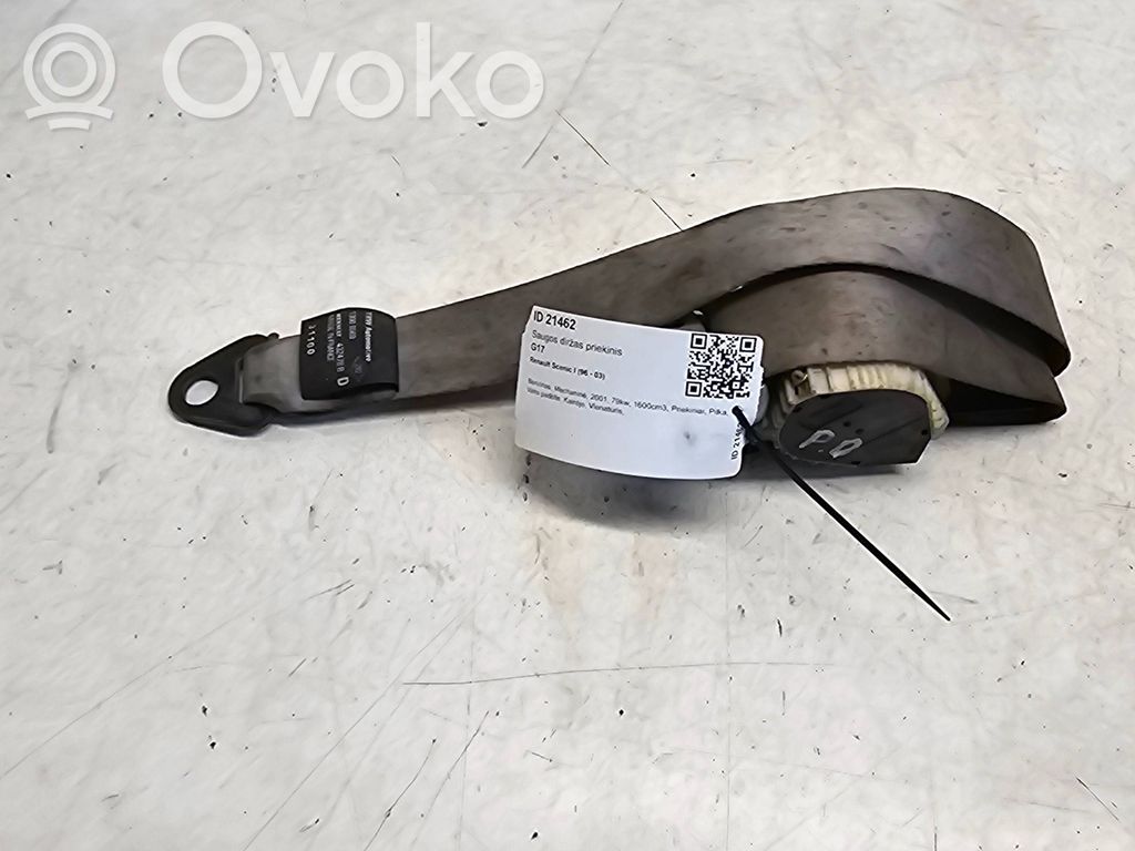 Renault Scenic I Cinturón delantero 