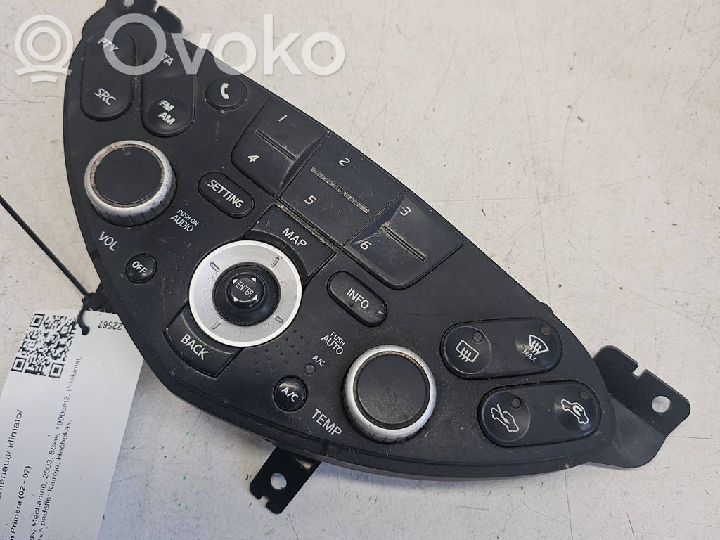 Nissan Primera Climate control unit 